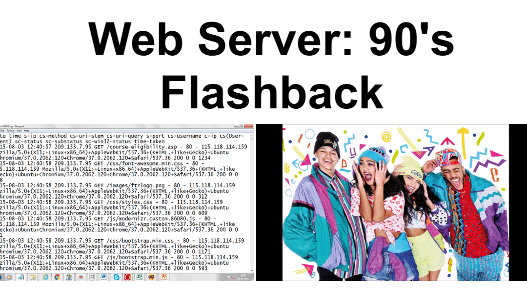 Why Are Web Server Logs Stuck In the 90’s?